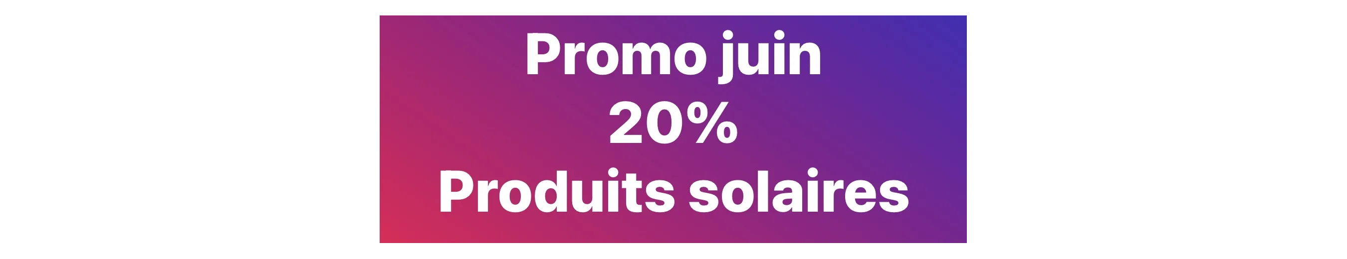 Promos septembre